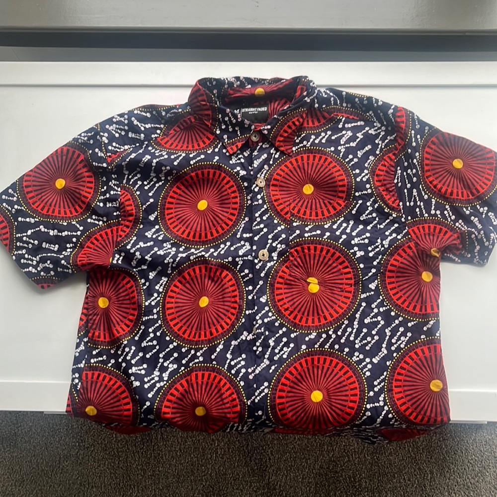 Vintage patterned shirt Slim Fit Medium